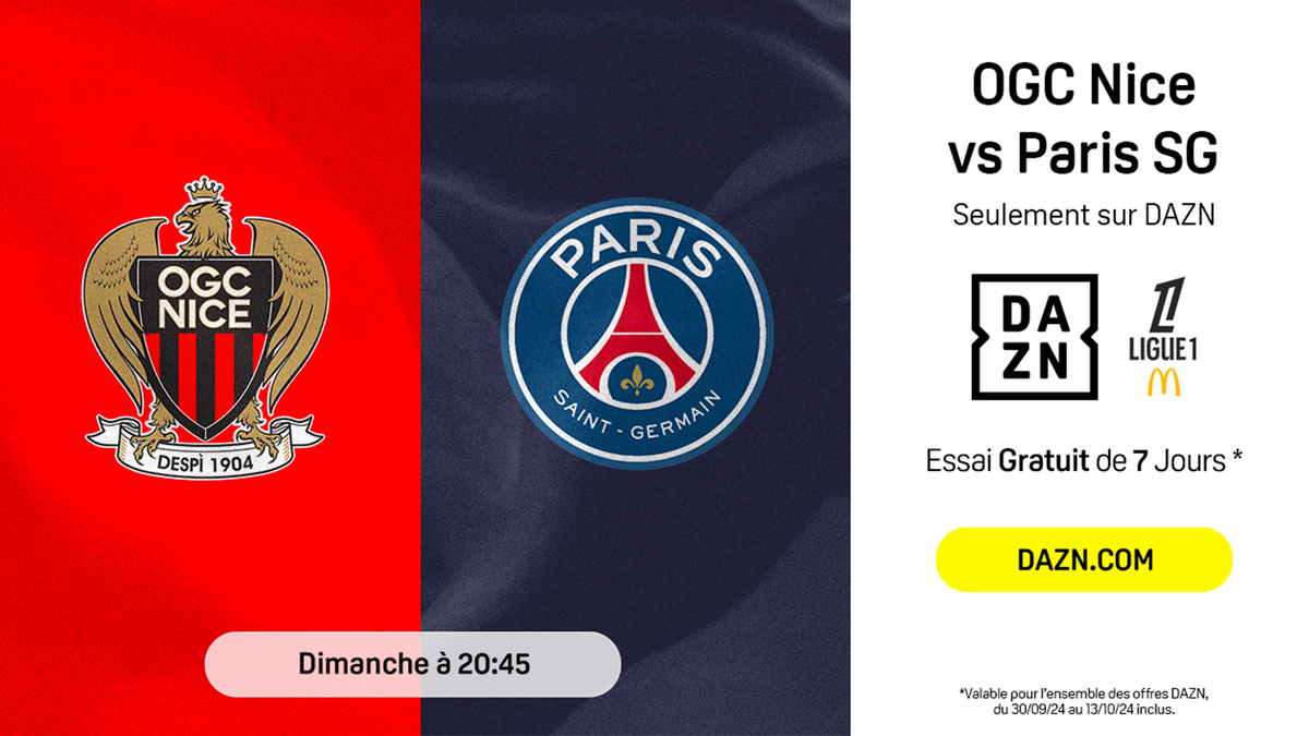 L'essai gratuit peut être activé jusqu'au 13 octobre 2024. © DAZN