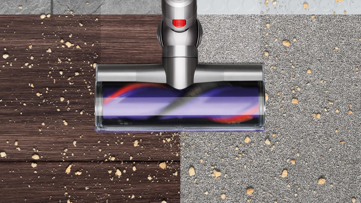 L'accumulation de poussière et de petits débris peut bouger les éléments de l'aspirateur © Dyson