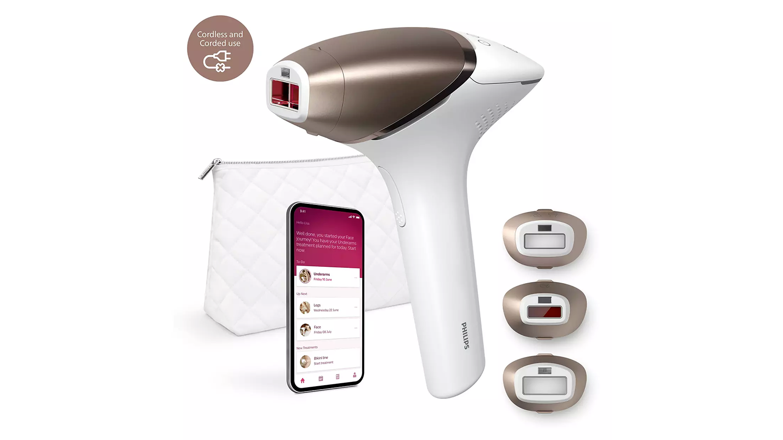 L'épilateur à lumière pulsée Philips Lumea IPL 9000 Series