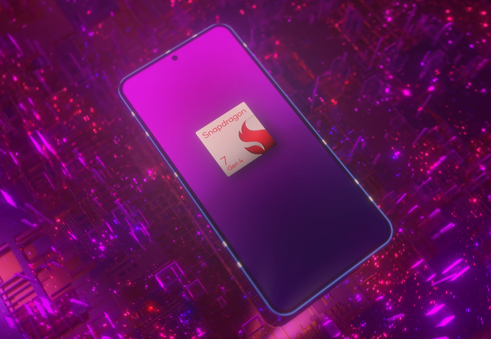 Le Snapdragon 7 Gen 4 vient d'être officialisé par Qualcomm pour les milieux de gamme. © Qualcomm