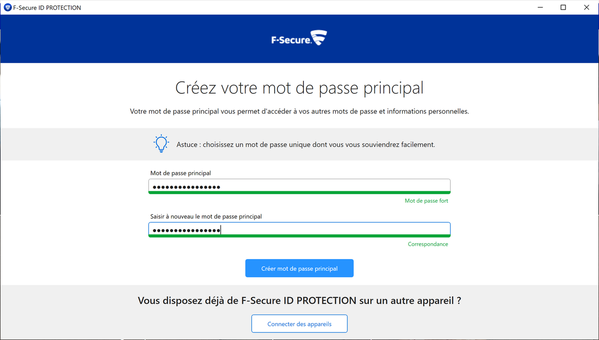 F-Secure - Le gestionnaire de mots de passe