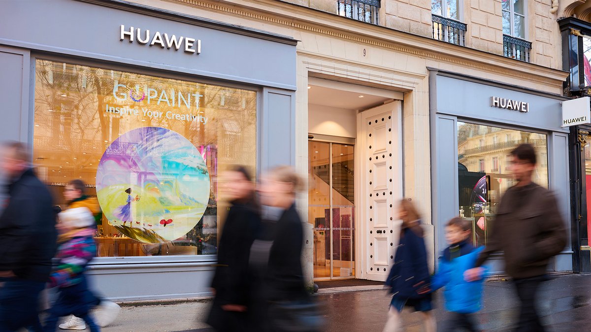 Le Flagship Store HUAWEI à Opéra @HUAWEI