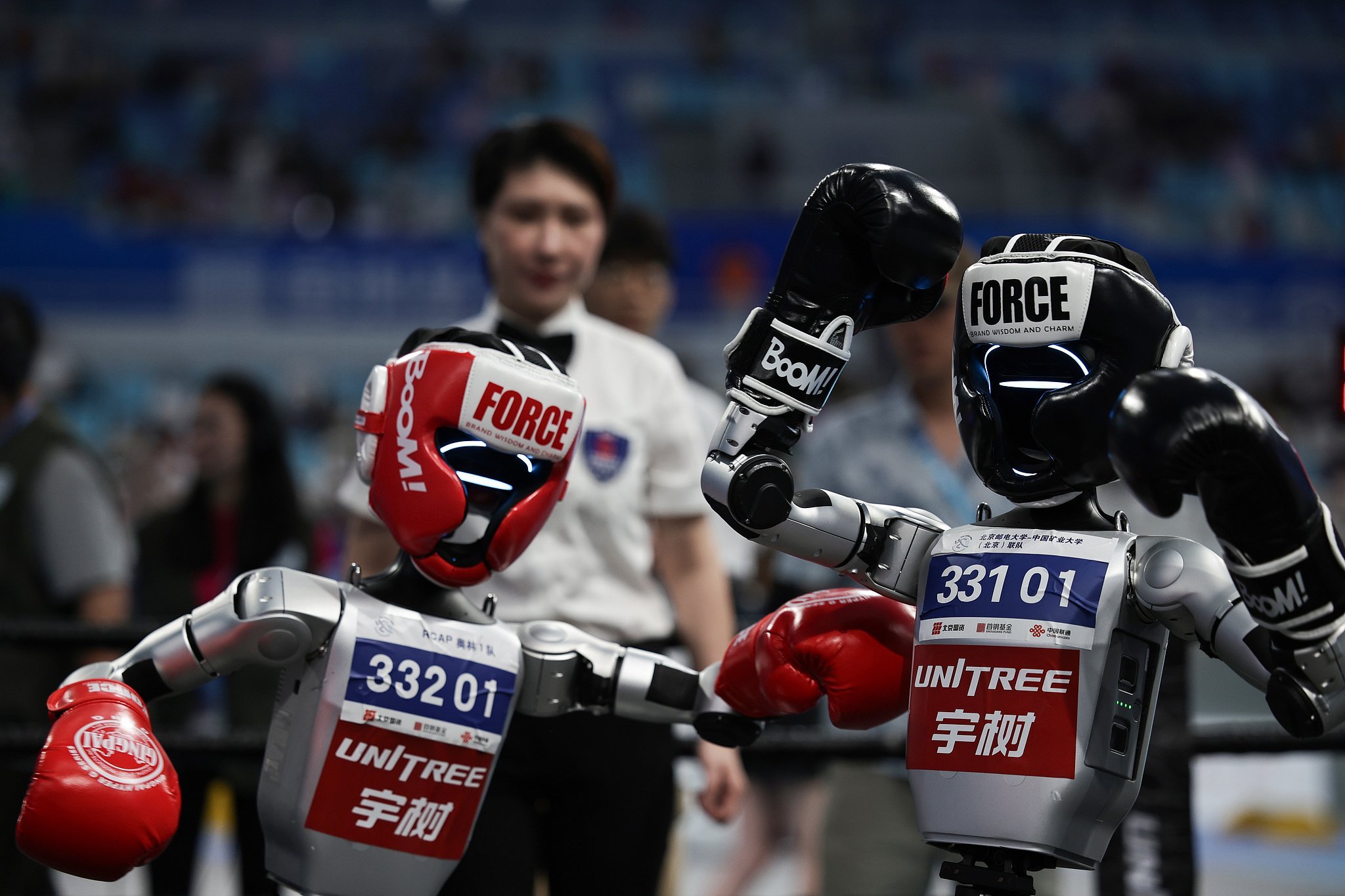 Les robots prennent d'assaut les sports humains © CGTN