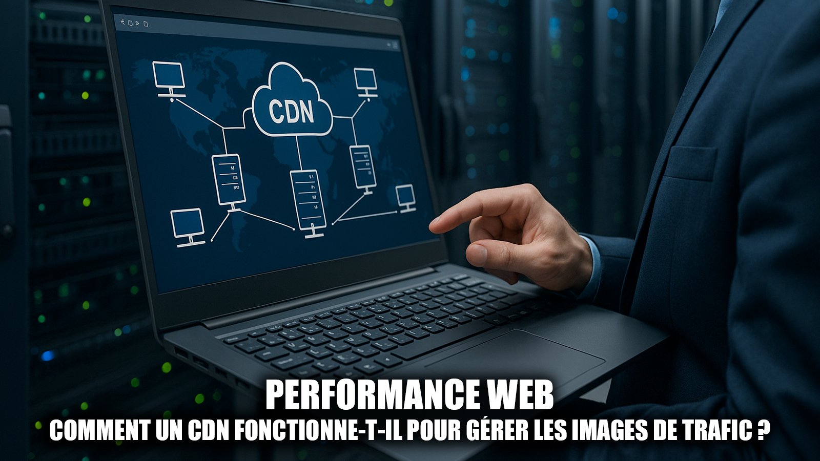 Un CDN optimise la distribution des images en ligne grâce à la mise en cache et à la compression, réduisant la latence et améliorant la performance web pour une navigation fluide - © Axel Reghis | OpenAI