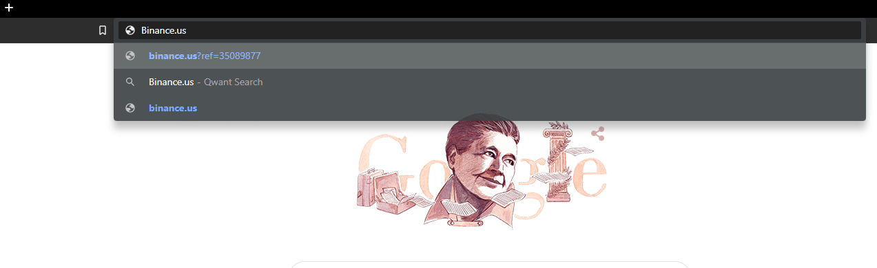Brave autocompletion