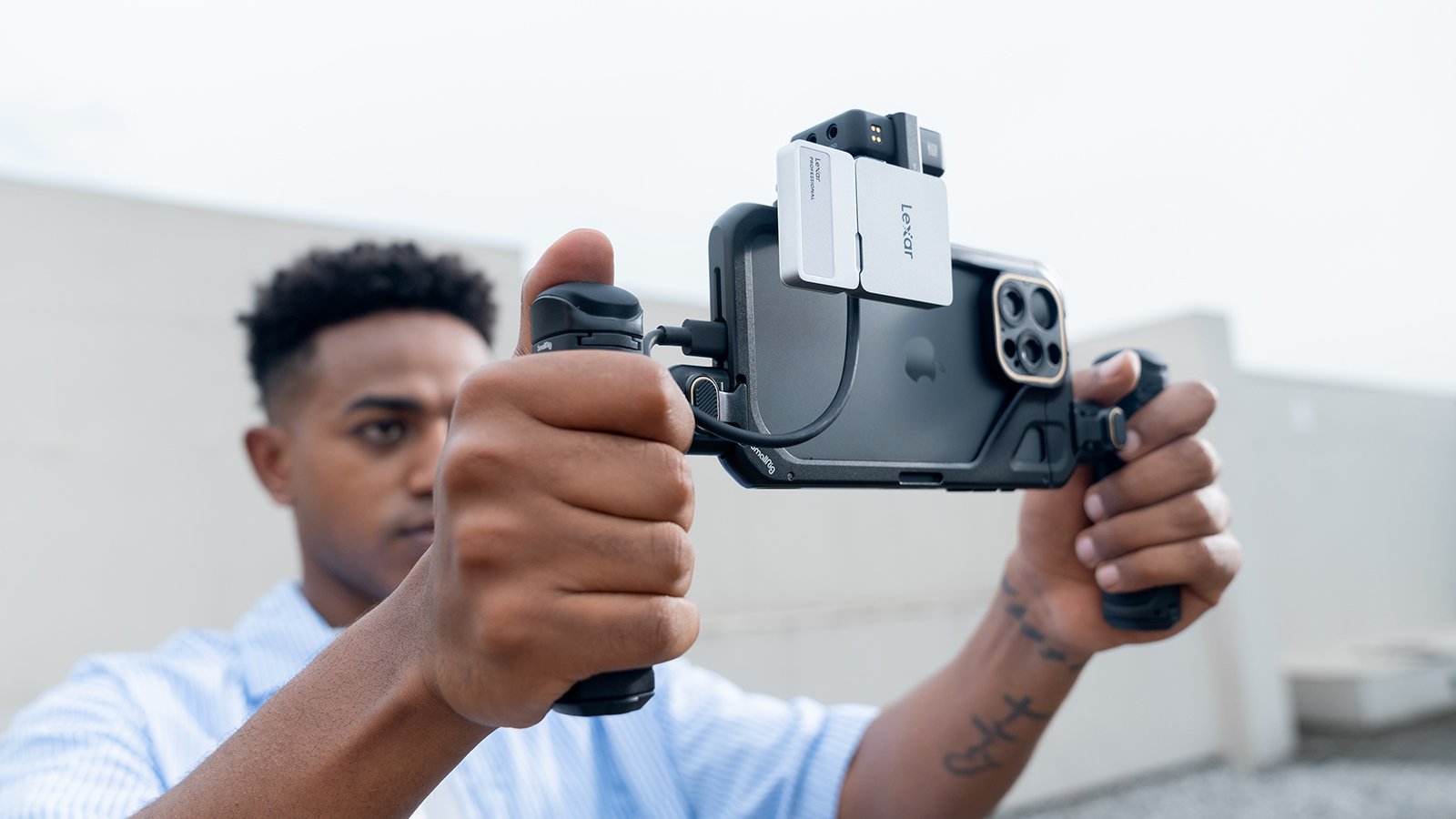 Tirez le meilleur de la caméra de votre iPhone avec ce SSD Lexar @Lexar