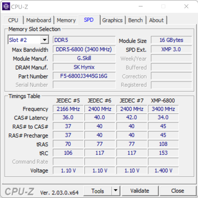 G.Skill Trident Z5 RGB DDR5-6800 CL34