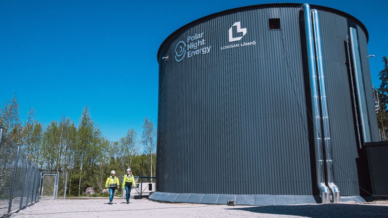 Avec une puissance de 100 MWh, Polar Night estime que la batterie permettra de chauffer toute la ville de Pornainen où elle est située -  ©Polar Night