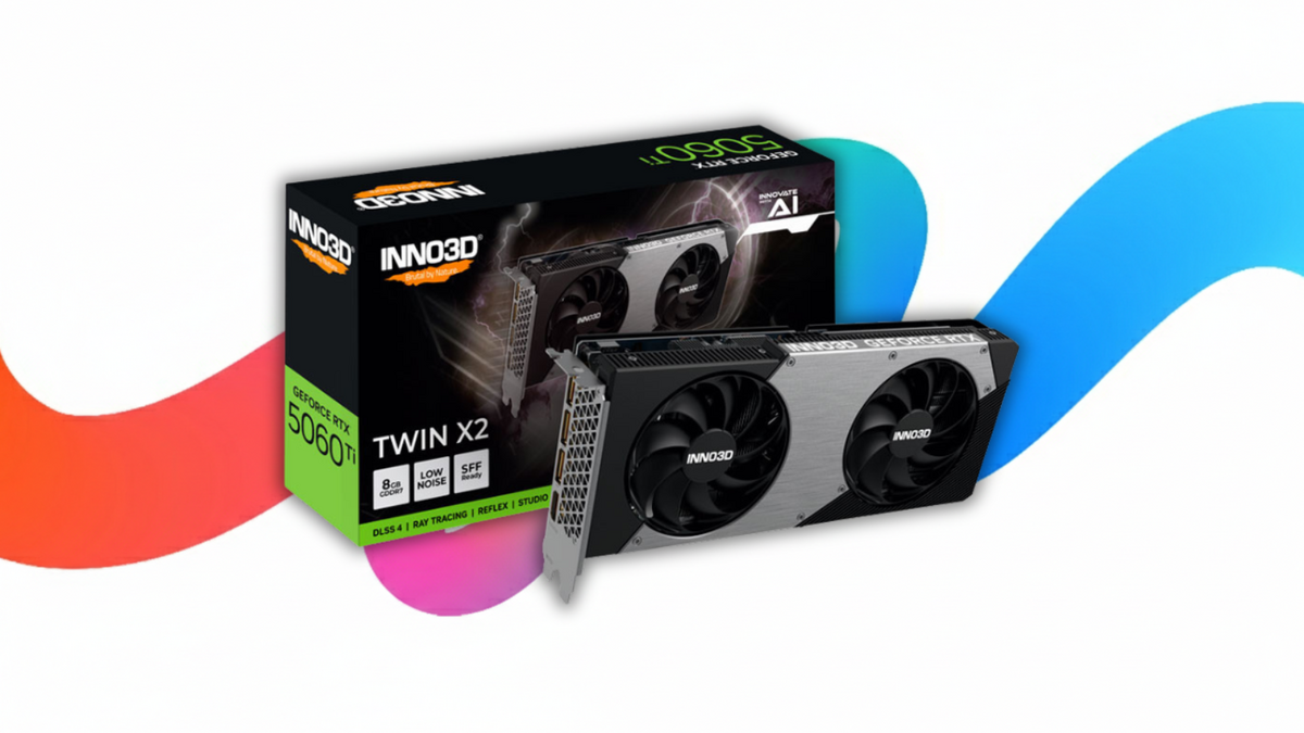 La carte graphique Inno3D GeForce RTX 5060 Ti 8 Go Twin X2. ©Clubic