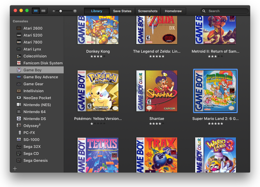 OpenEmu, un émulateur de jeux vidéo exclusivement conçu pour macOS - © OpenEmu