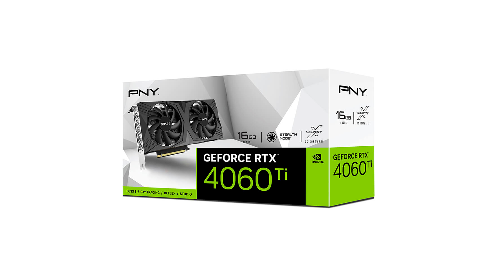 La carte graphique PNY GEFORCE RTX 4060 TI 16GB VERTO DUAL FAN