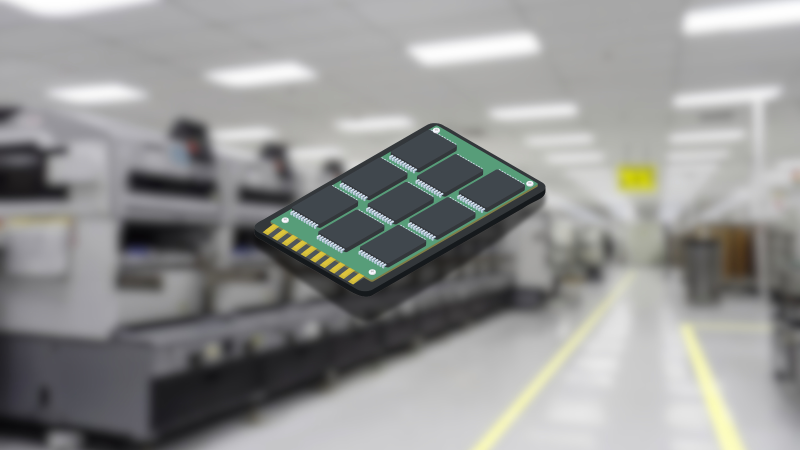 SSD, usine en fond © Naïm BADA/Shutterstock