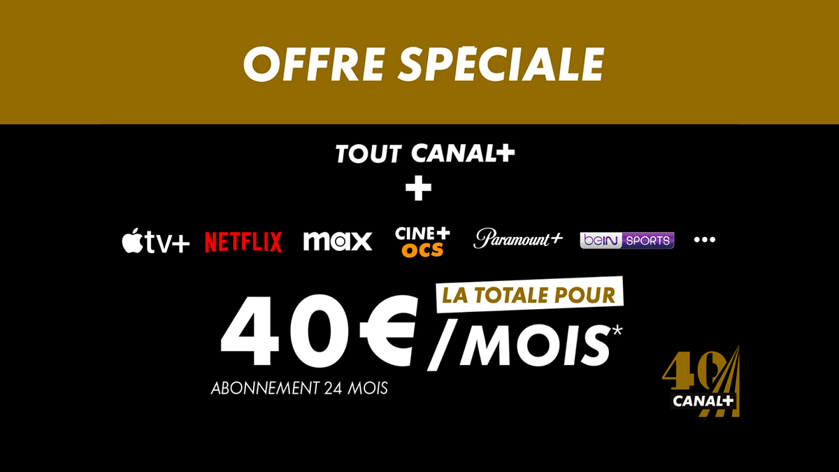 Cinéma, sport... de nombreux divertissements sont inclus dans cette offre Canal+.