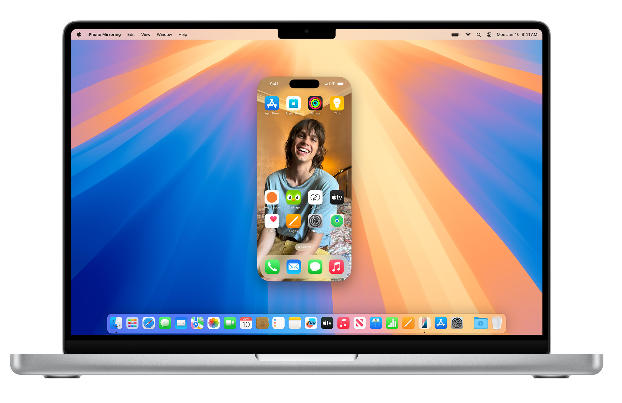Apple iOS 18 Mirroring - © Apple