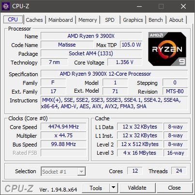 Overclocking « tranquille » de notre Ryzen 9 3900X © Nerces