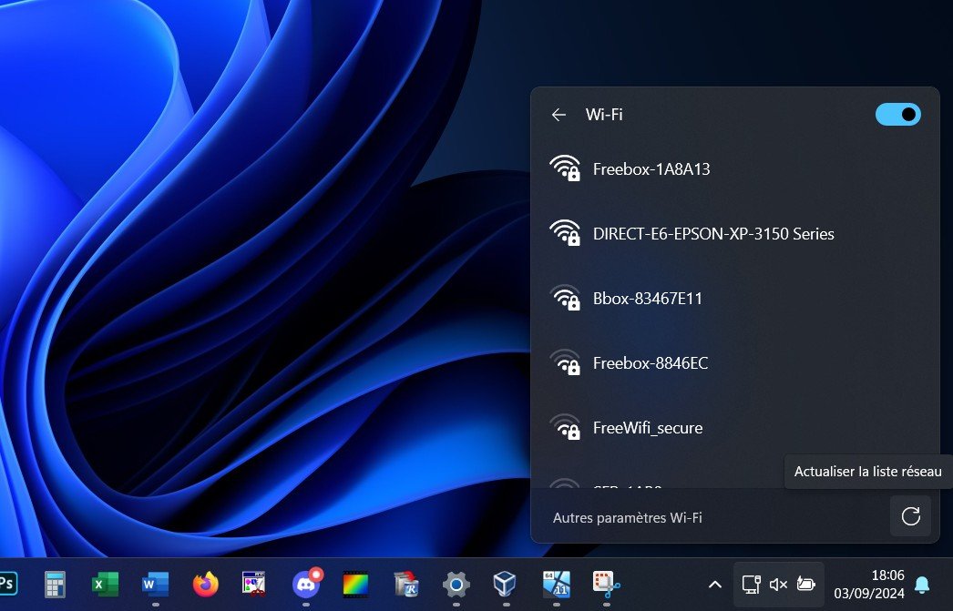 Windows 24H2 : on peut enfin actualiser la liste des réseaux Wi-Fi © Clubic