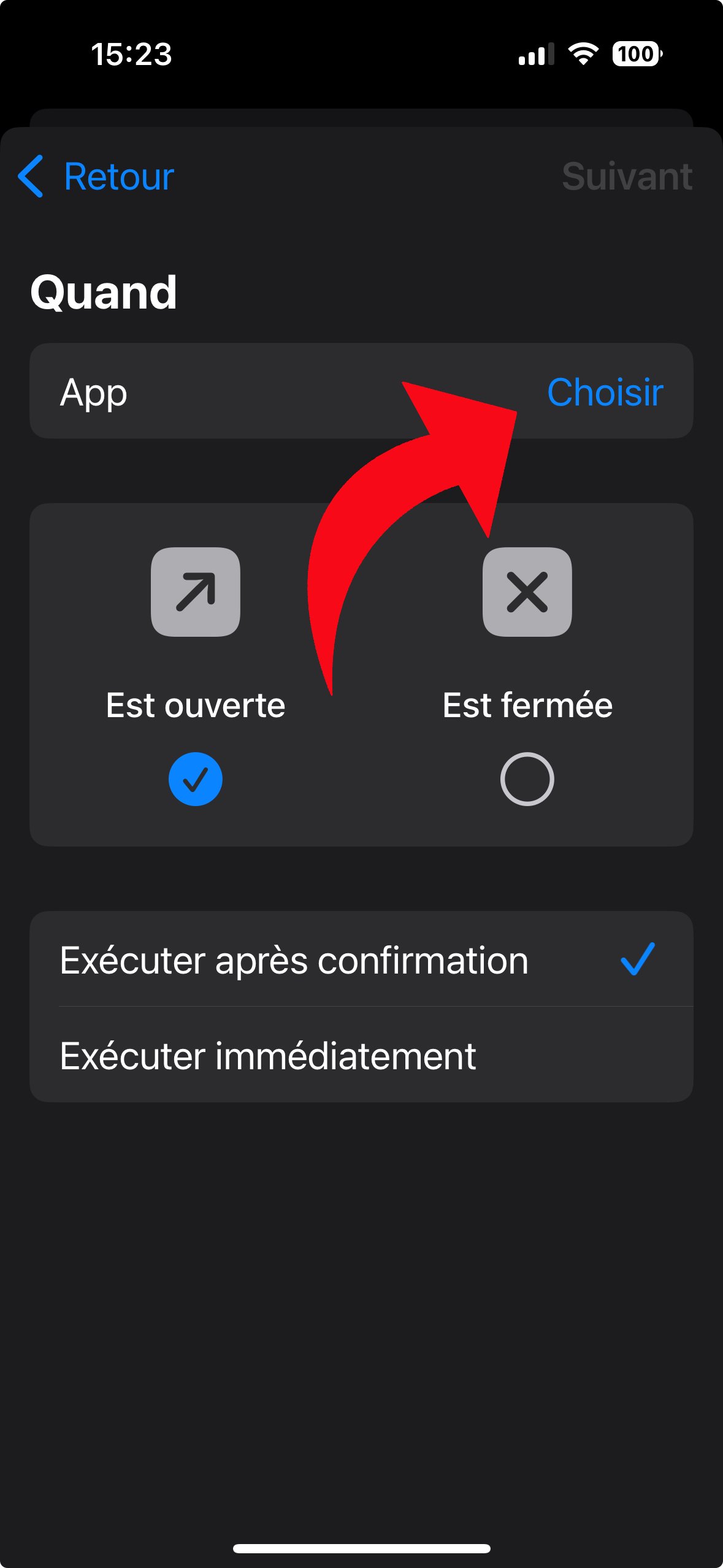 ios raccourcis