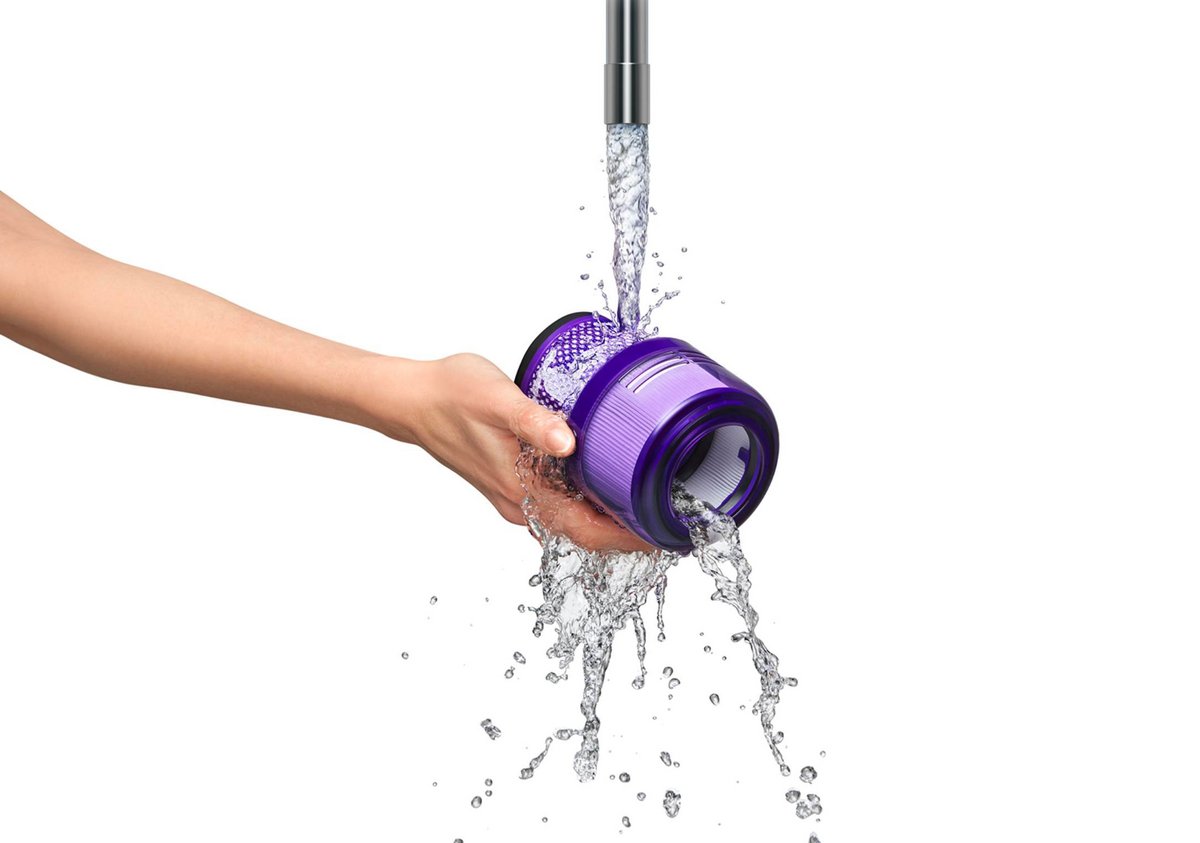 Dyson recommande un nettoyage mensuel du ou des filtres de l'aspirateur © Dyson