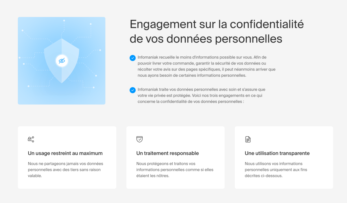 Infomaniak kDrive - Politique de confidentialité