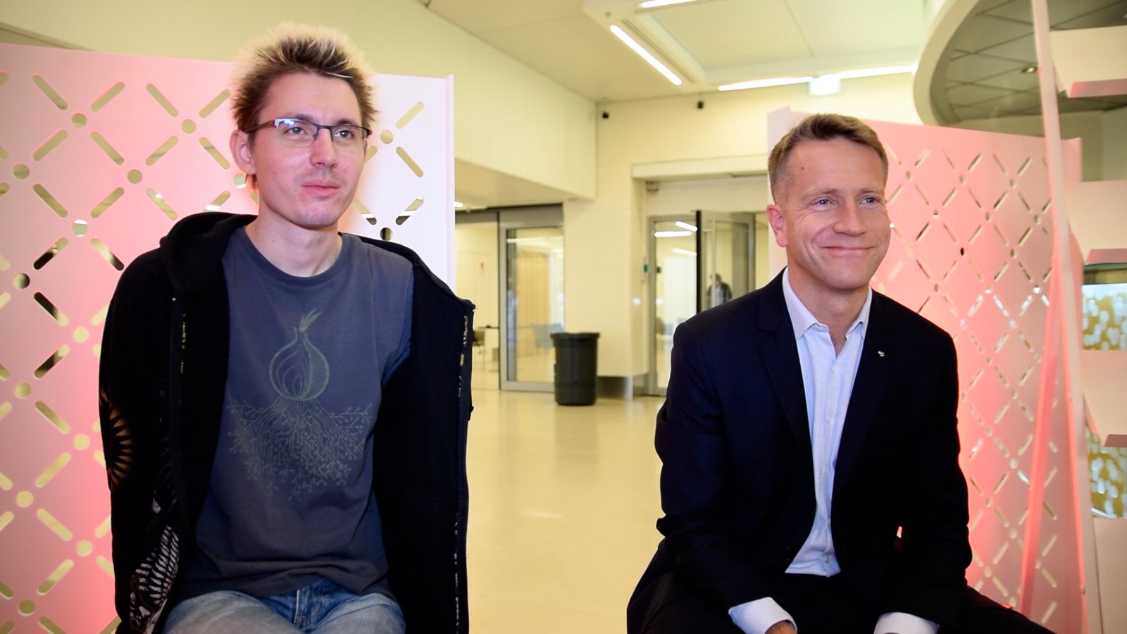 Ivan Kwiatkowski, à gauche, et Tanguy de Coatpont, à droite (© Alexandre Boero pour Clubic)