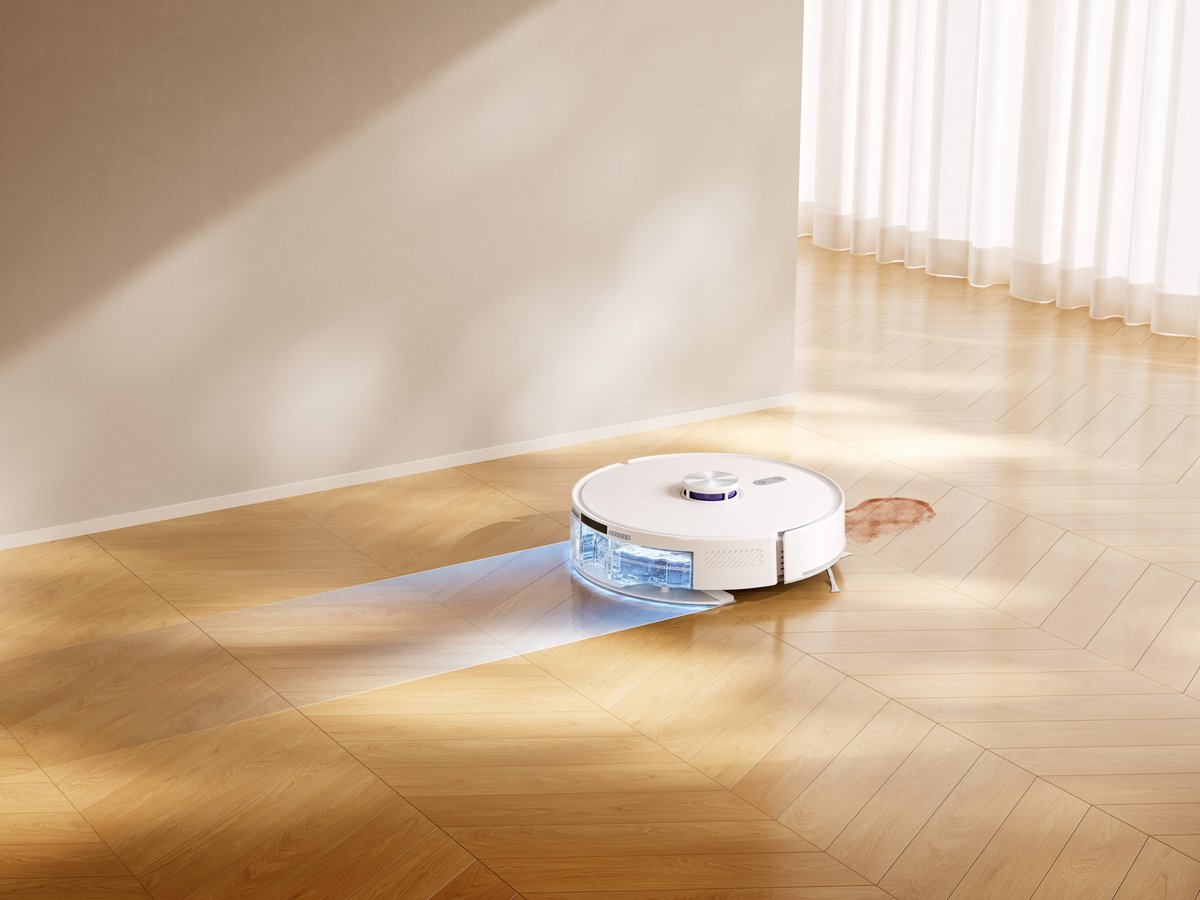 Un lavage des sols réalisé par une serpillère amovible © Narwal