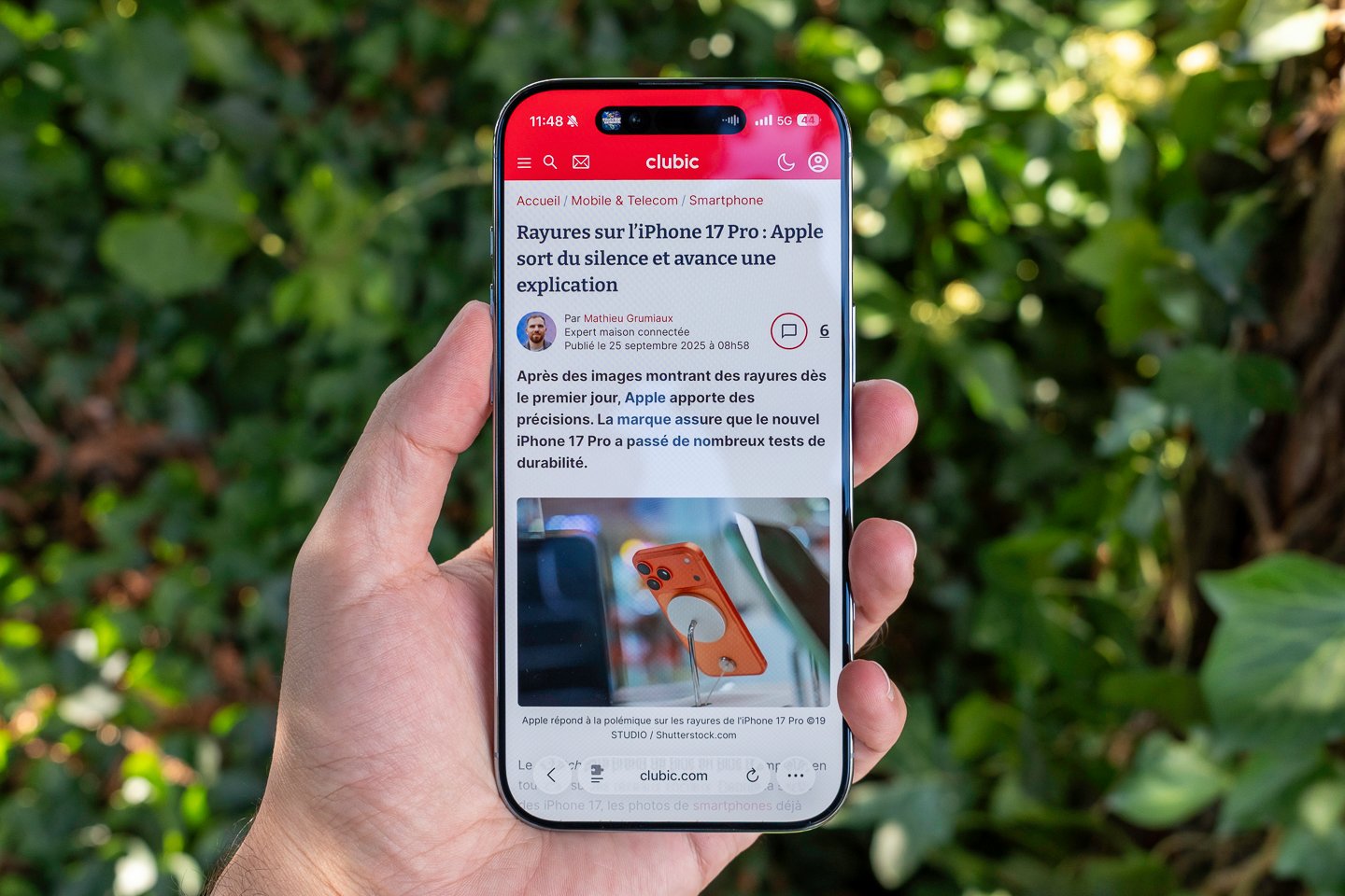 iPhone Air © Pierre Crochart pour Clubic.com