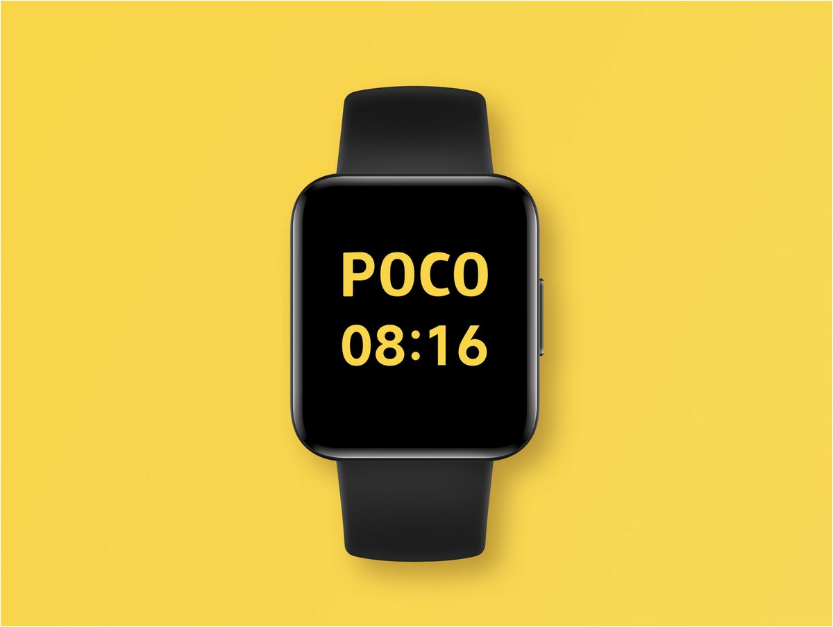 La POCO Watch noire. © POCO