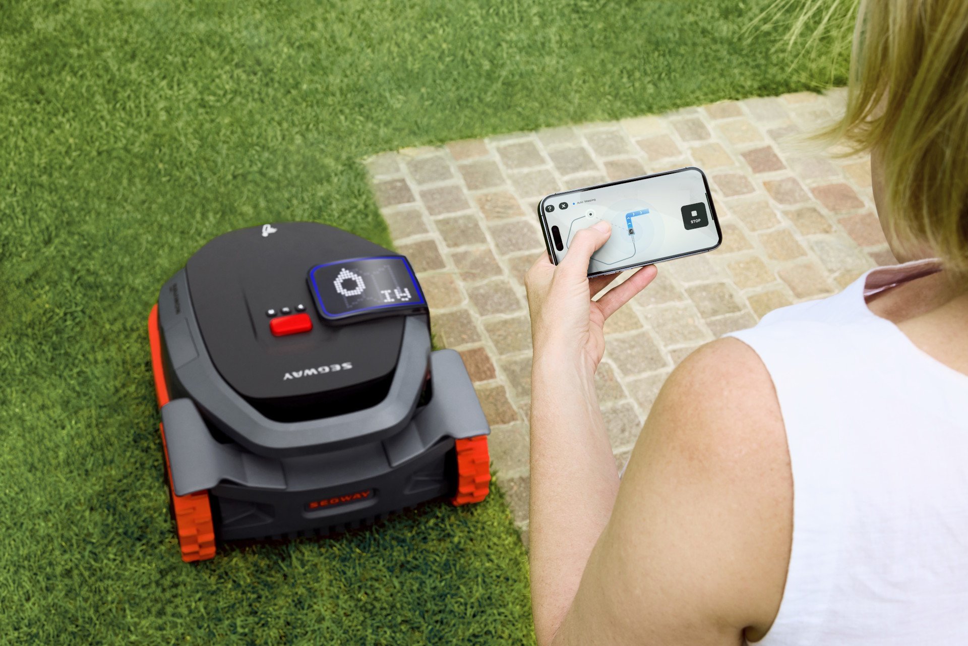 Le robot tondeuse Navimow X3 est disponible dans le commerce à partir de 2 500€. ©Shanny Higgins pour Segway