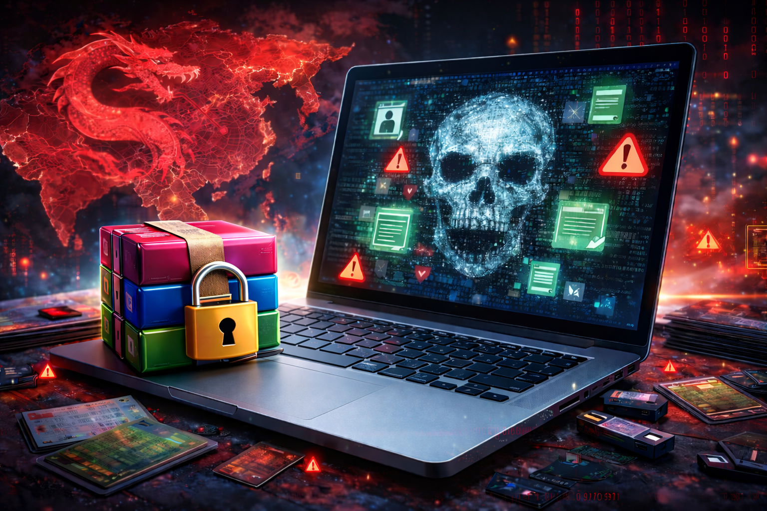 Faille WinRAR : un acteur lié à des opérations chinoises identifié derrière des campagnes de cyberespionnage.