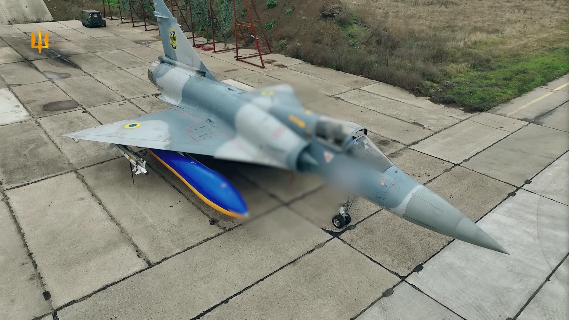 L'un des Mirage 2000 que l'Ukraine exploite. © Ukrainian Air Force