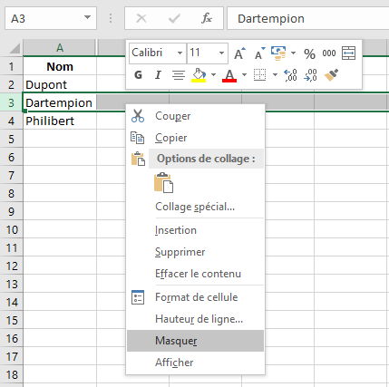 Tableau Excel 12