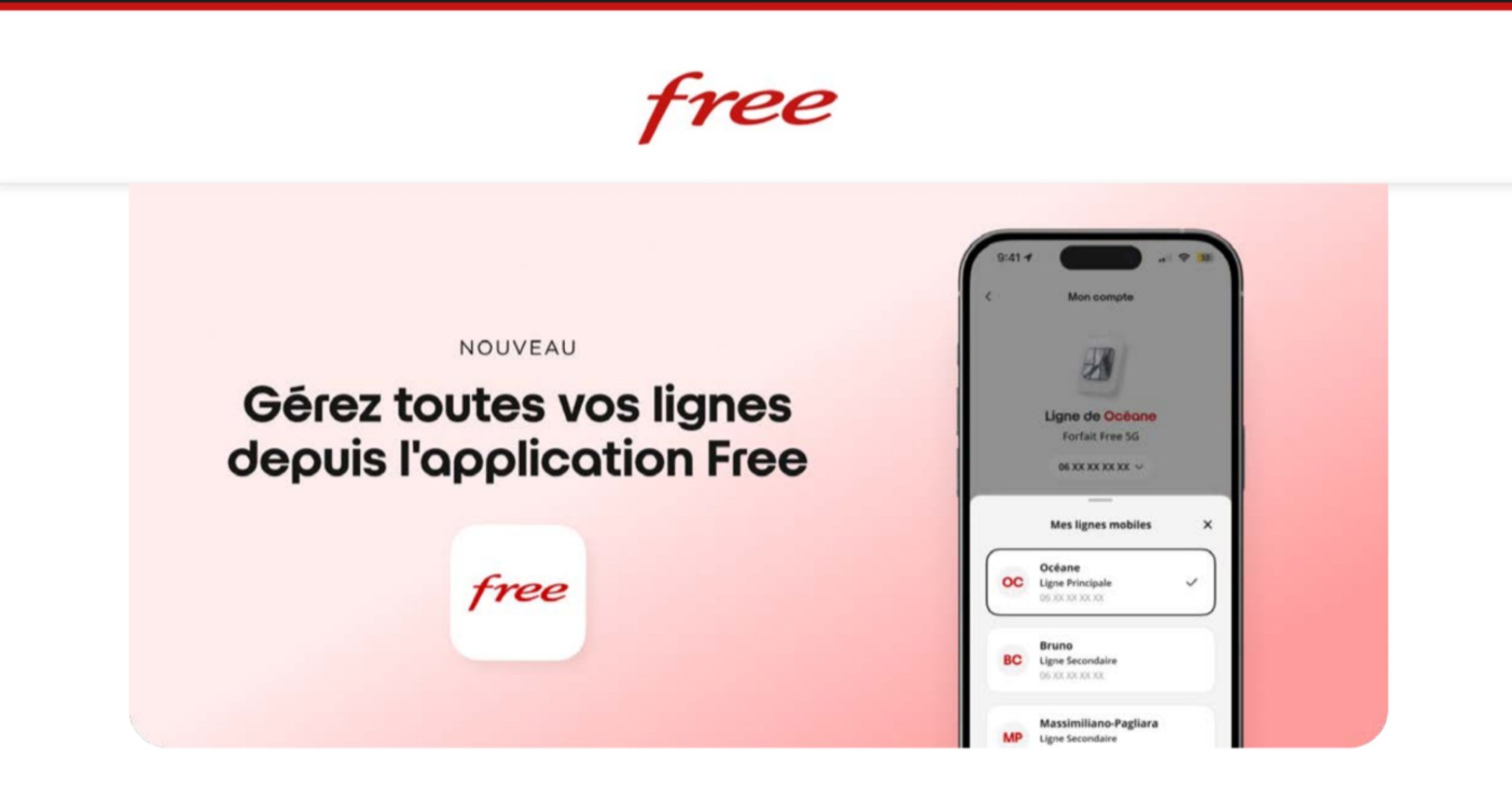 © Capture d'écran Free