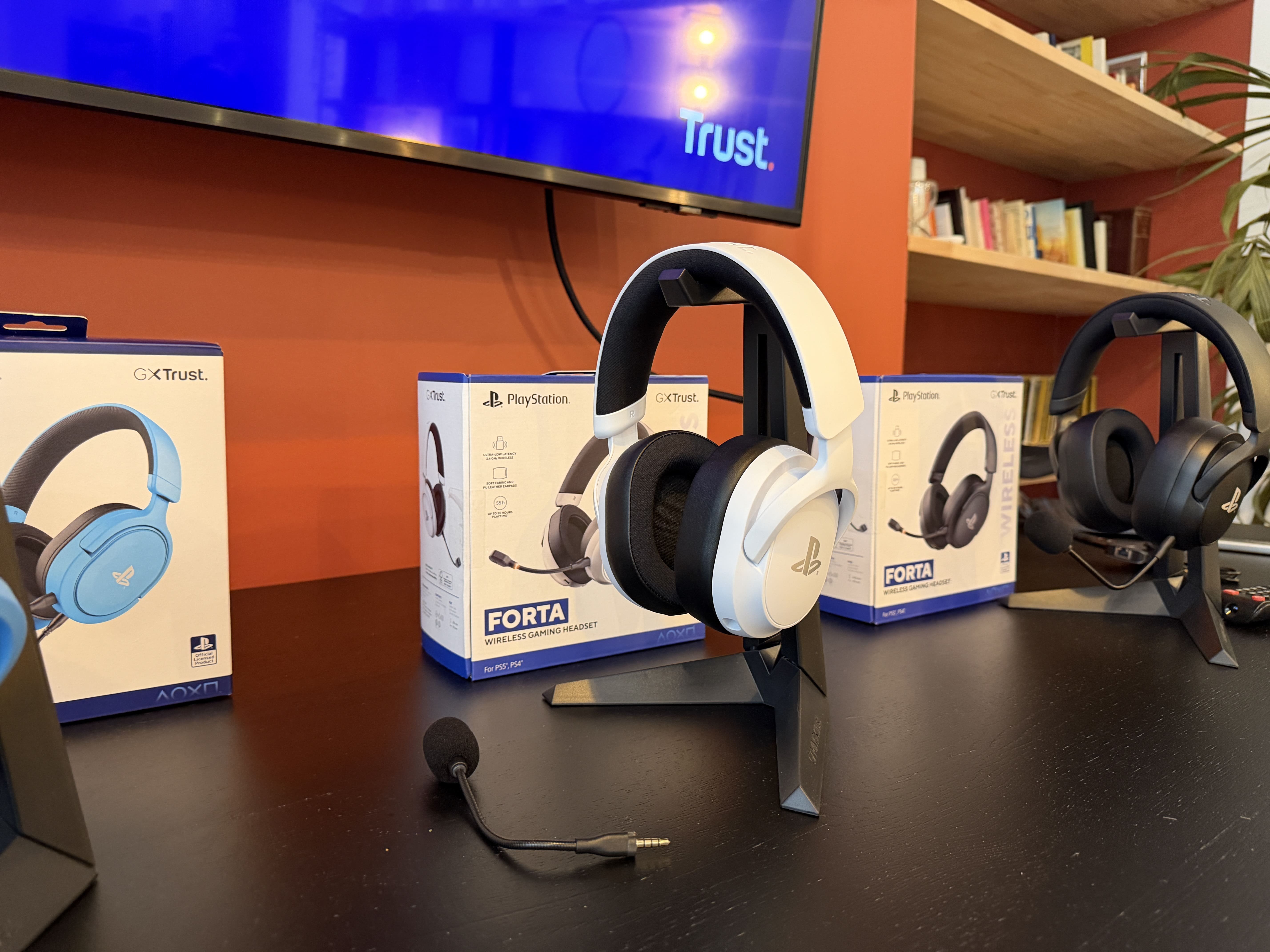 Le micro du Trust Forta Wireless est détachable. ©Charles Gouin-Peyrot pour Clubic