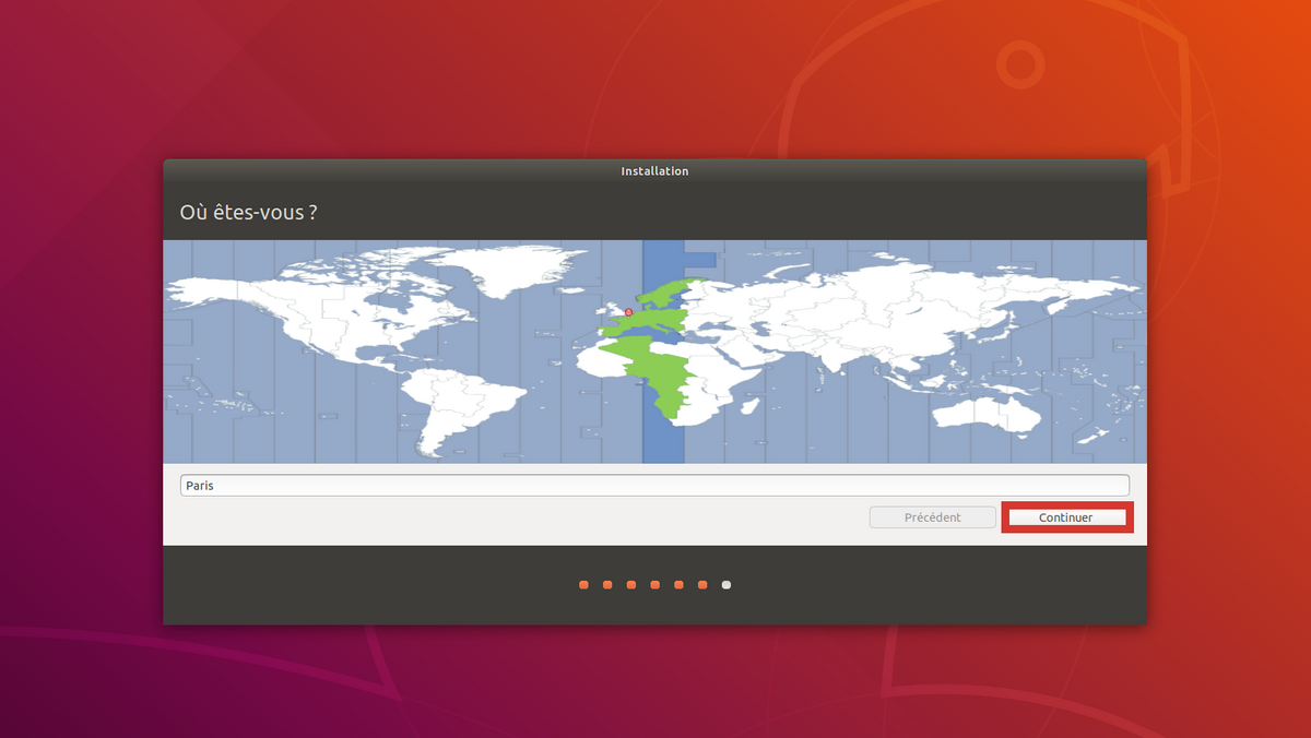 Installation Ubuntu 7