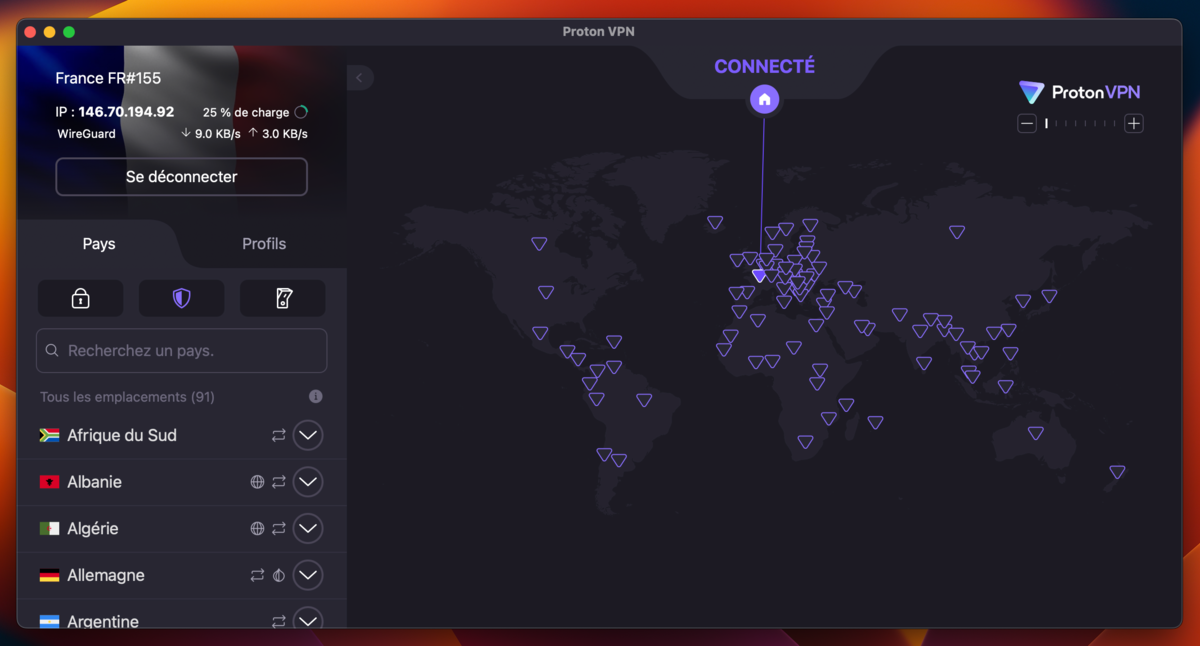 Proton VPN, c'est plus de 11 500 serveurs répartis dans 117 pays pour un accès à l'information aussi libre que possible © Clubic