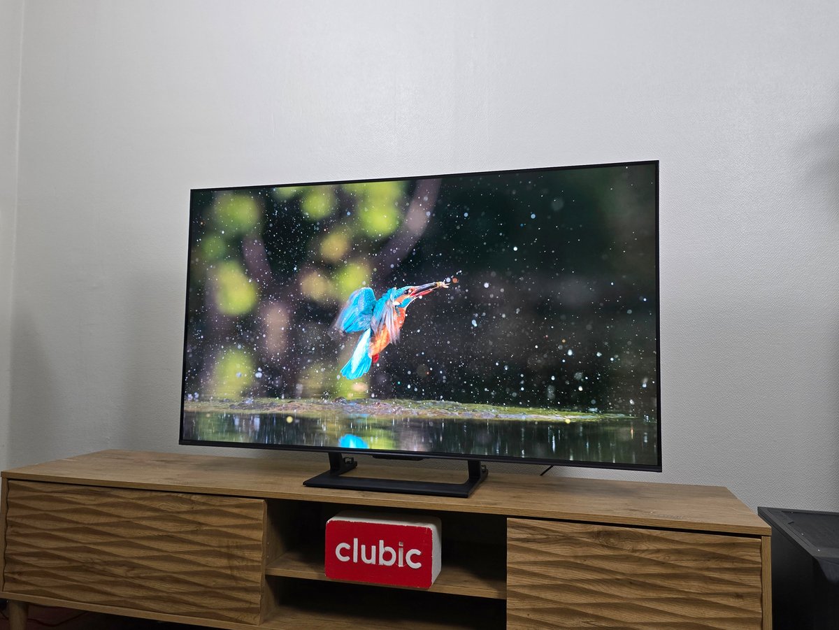 Le téléviseur offre un bon piqué et un niveau de détails appréciable avec de bonnes sources. © Matthieu Legouge