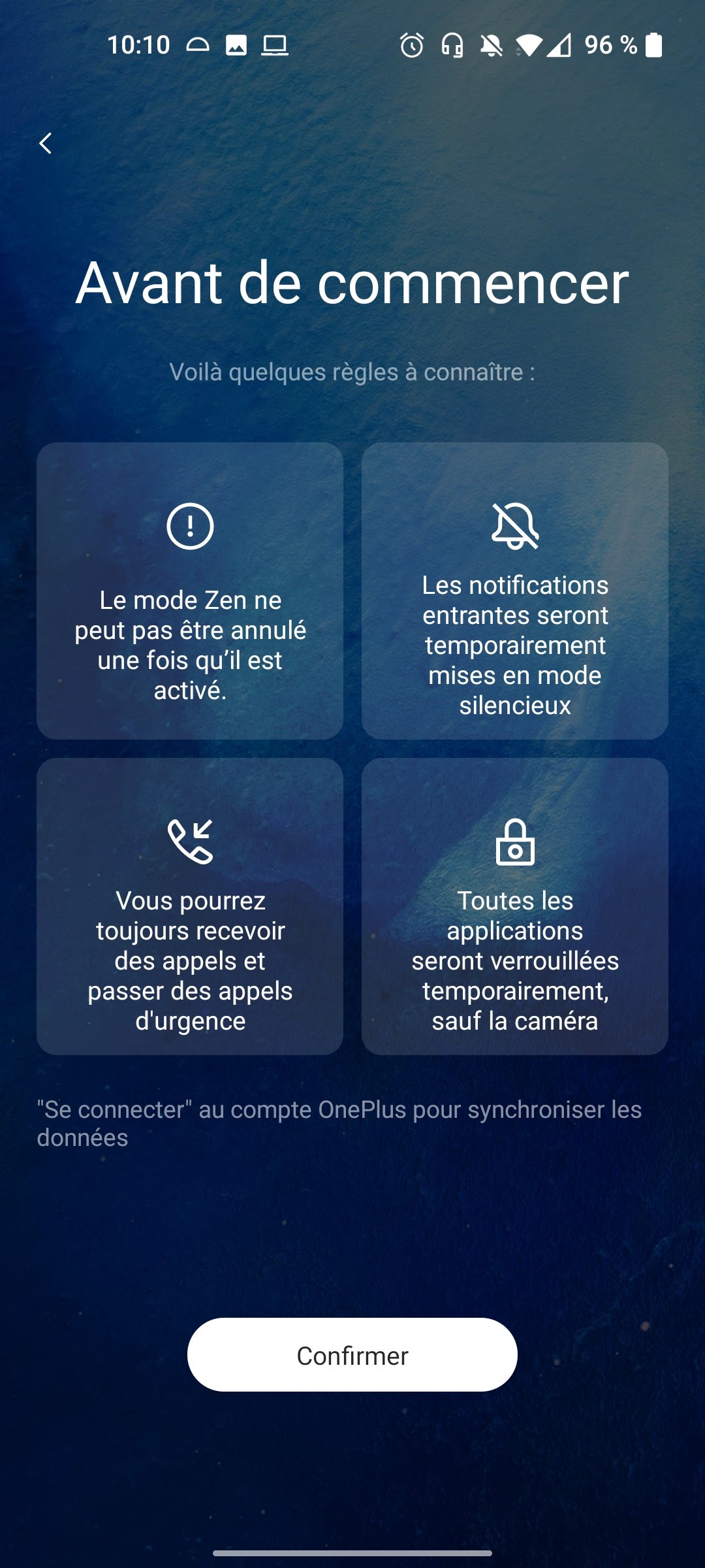 Zen mode groupe OnePlus 8T