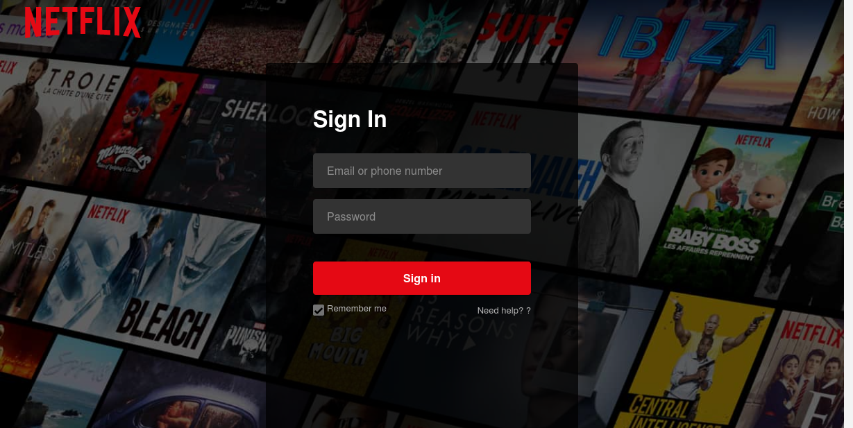 Un autre exemple d'imitation, cette fois Netflix (© Proofpoint)