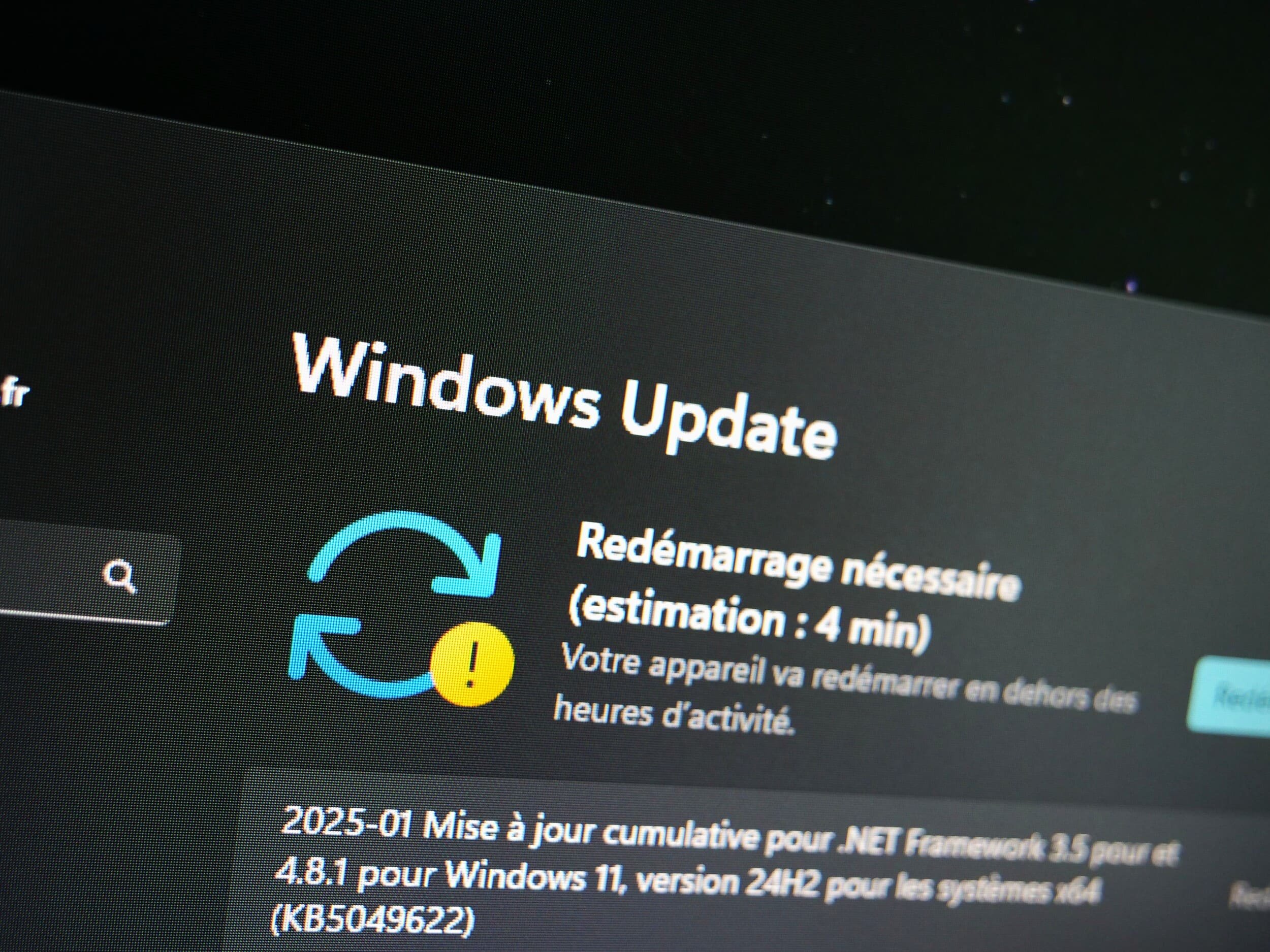N'attendez pas pour installer le dernier Patch Tuesday sur votre PC Windows 11. © Alexandre Boero / Clubic