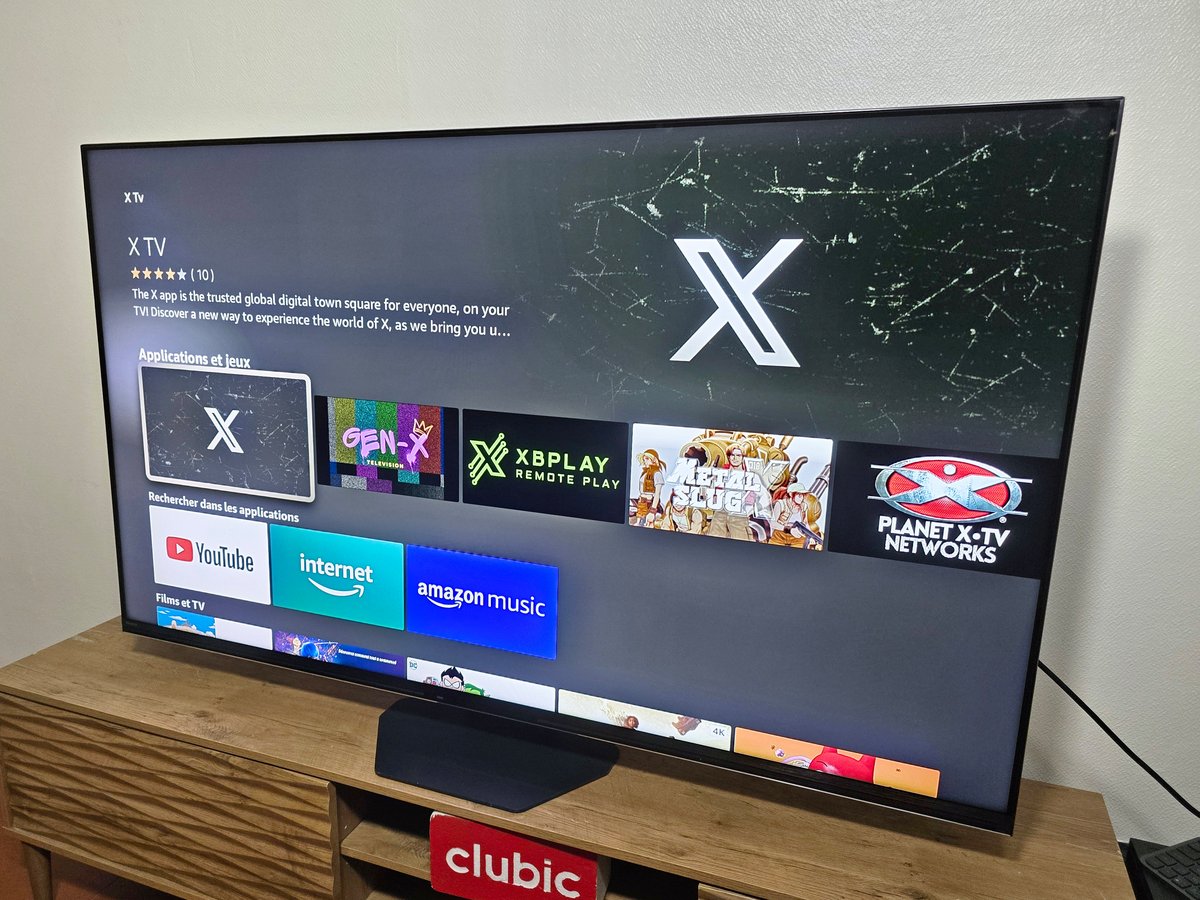 X TV sur le Fire Stick TV 4K Max d'Amazon © Matthieu Legouge pour Clubic