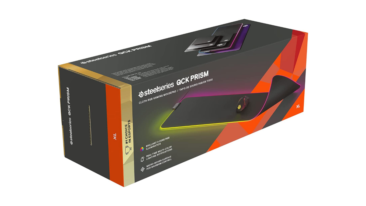 Le tapis de souris SteelSeries QcK Prism Cloth XL