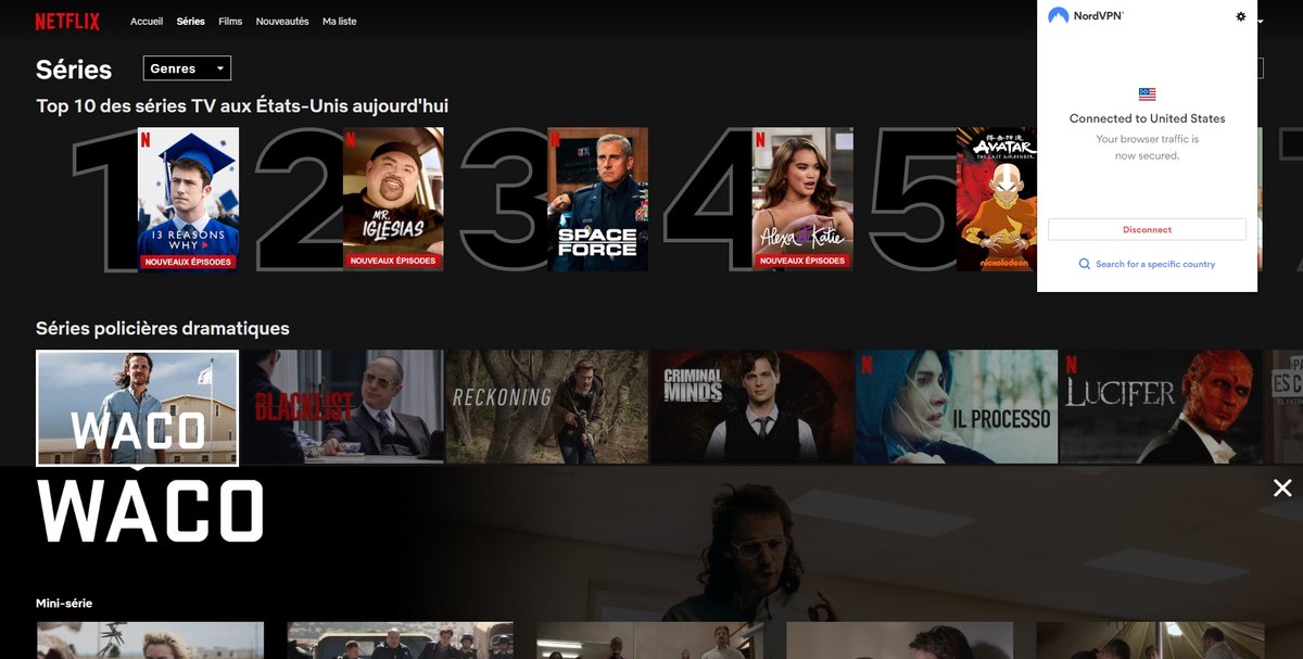 L’extension Web permet de débloquer en un clin d’œil les services de streaming comme Netflix aux États-Unis. 