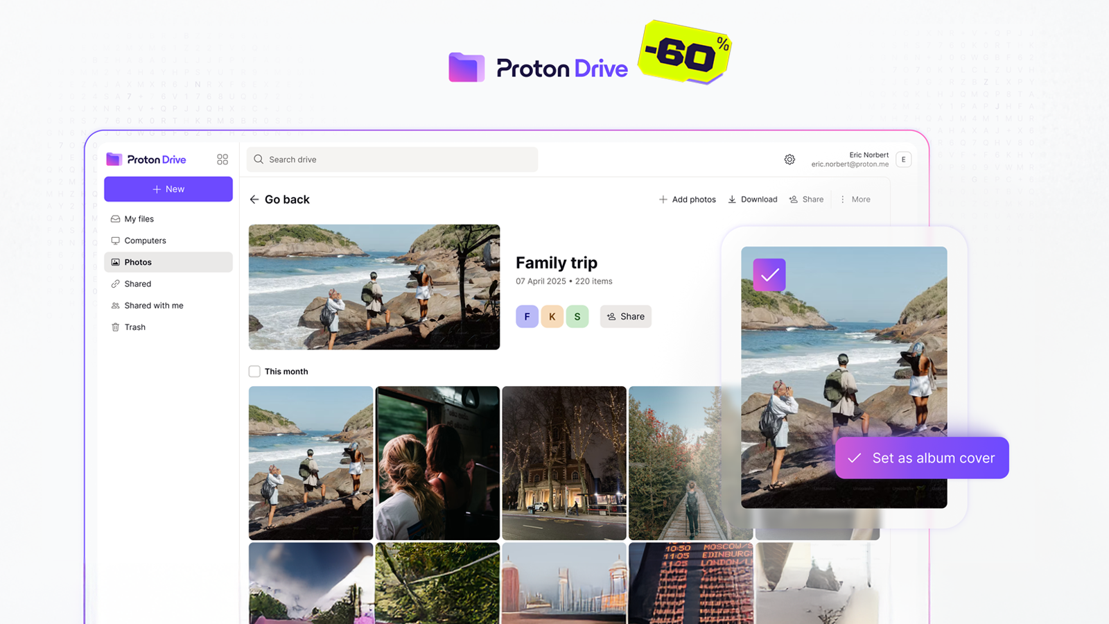 Google Drive protège-t-il réellement vos fichiers ? Proton Drive passe au crible © Proton