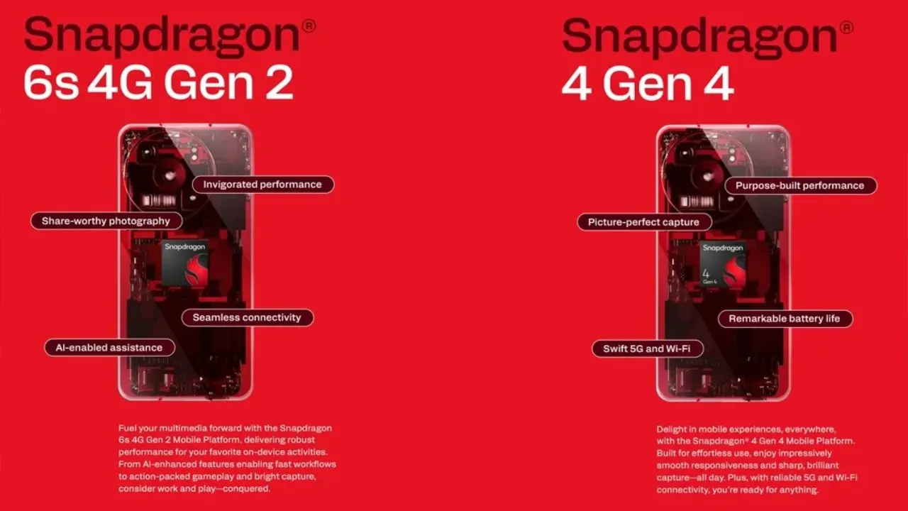 Le plus haut de gamme propose bien "seulement" de la 4G. ©Qualcomm