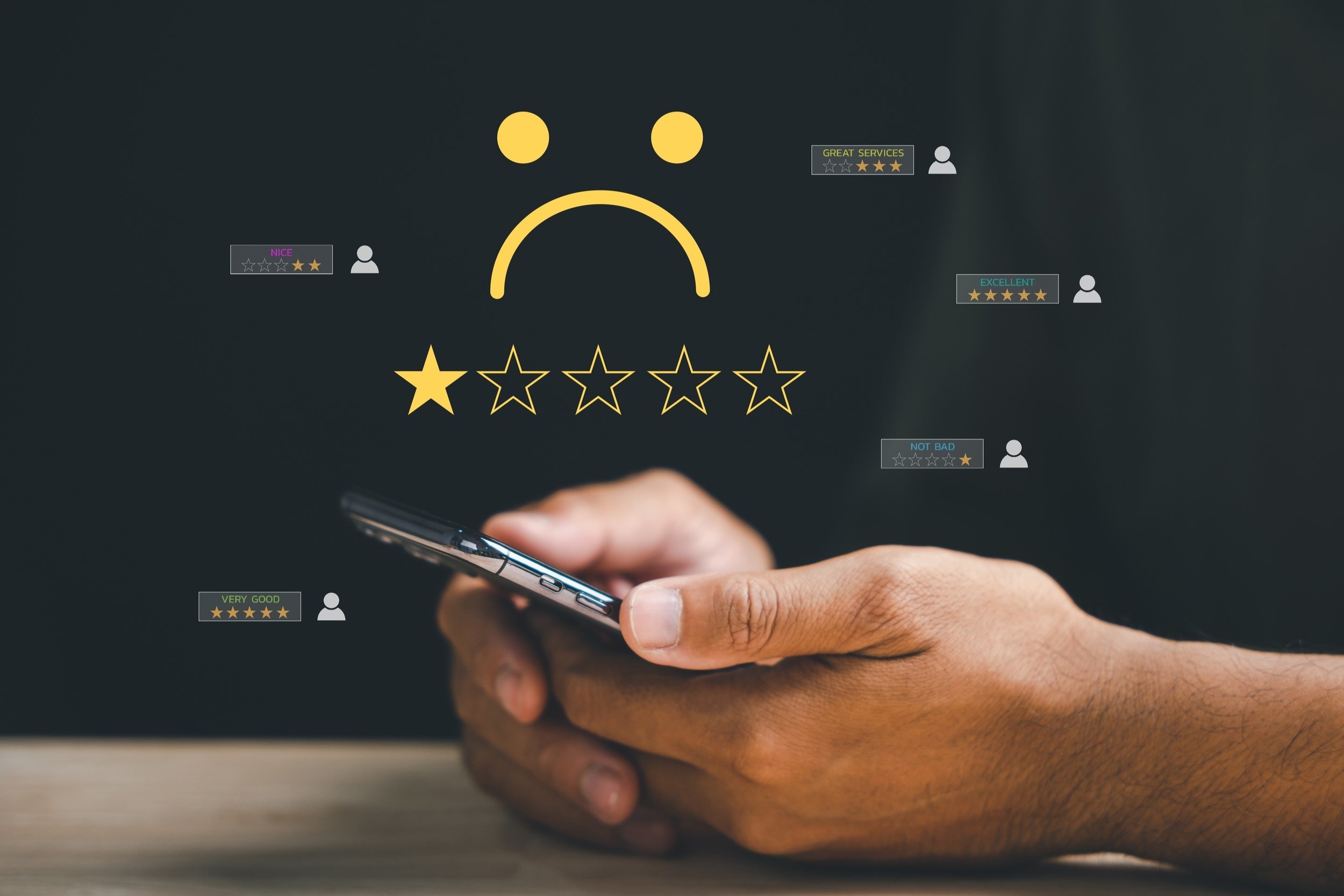 Les faux avis risquent de devenir encore plus nombreux à cause de l'IA générative © Sorapop Udomsri / Shutterstock