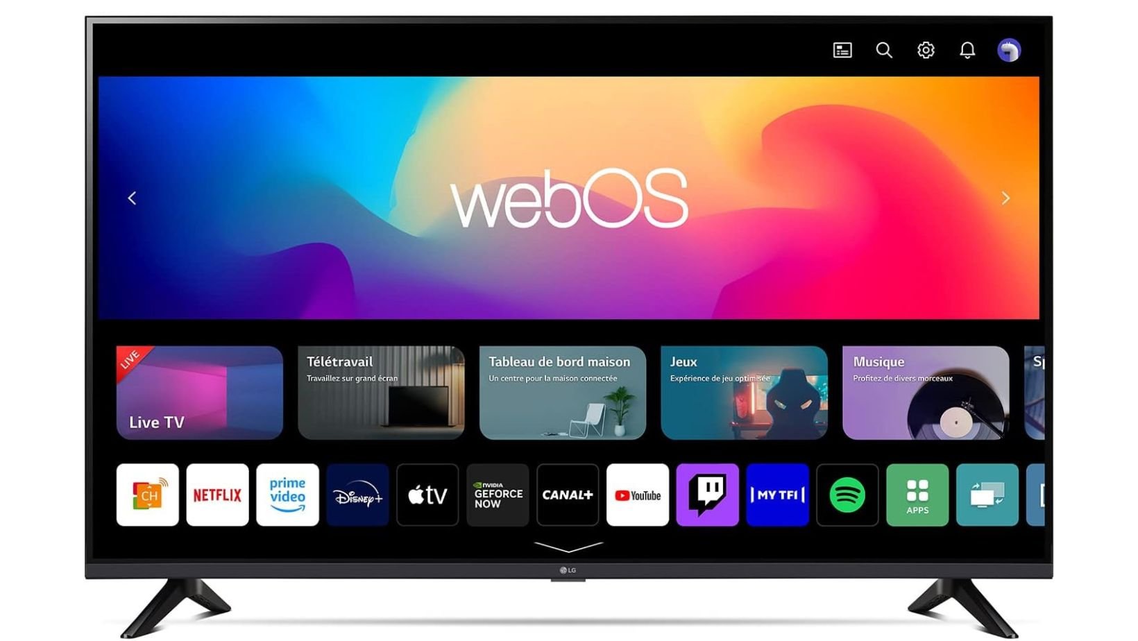 La TV LG 50UR73006LA 