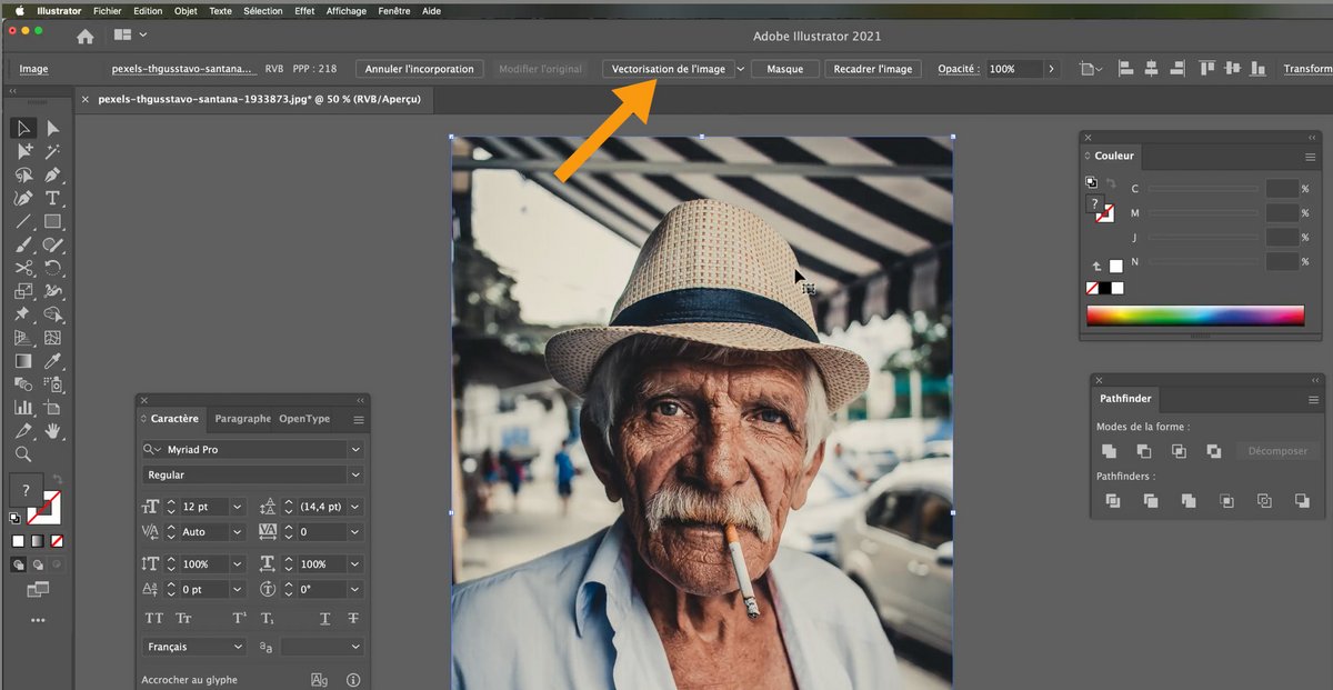 Vectoriser l'image