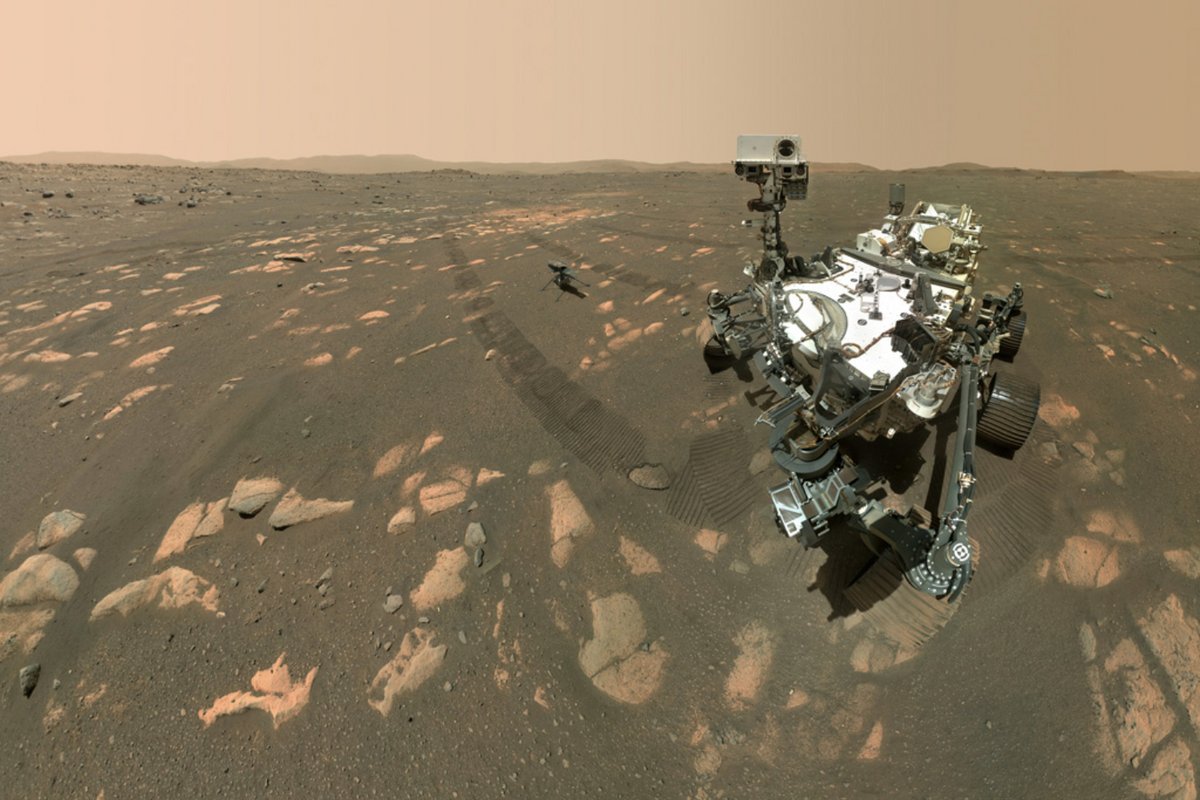 Le rover Perseverance prend un selfie sur Mars. ©NASA/JPL