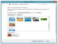 Les options de personnalisation du bureau Windows 8