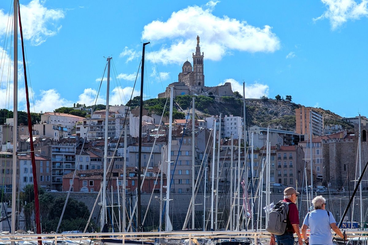 Vue sur Notre-Dame de la Garde, à Marseille © Alexandre Boero / Clubic